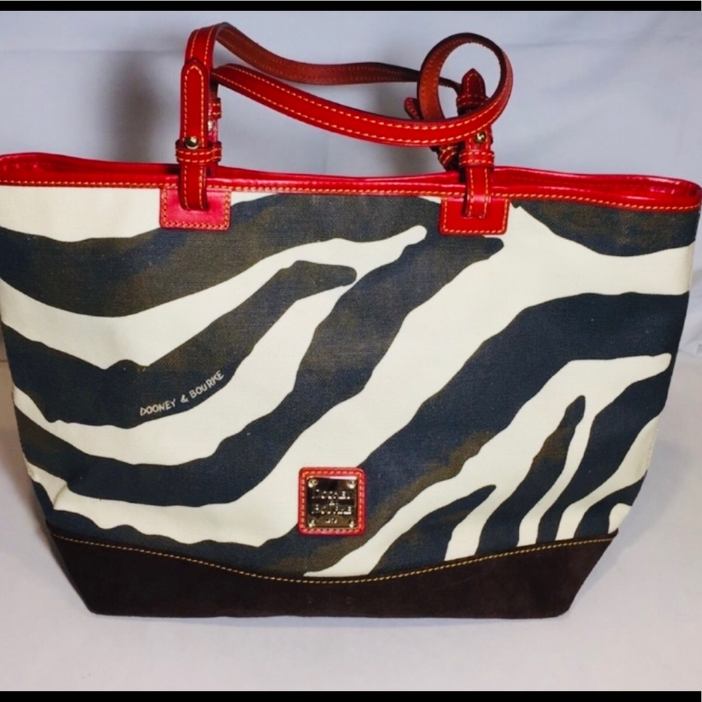 Dooney & Bourke Canvas and Leather Tote